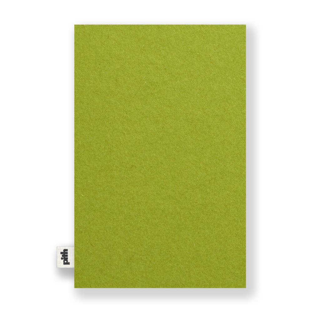 Dotted Yuzu notebook 12,9 x 19,8 cm - pith - Chartreuse