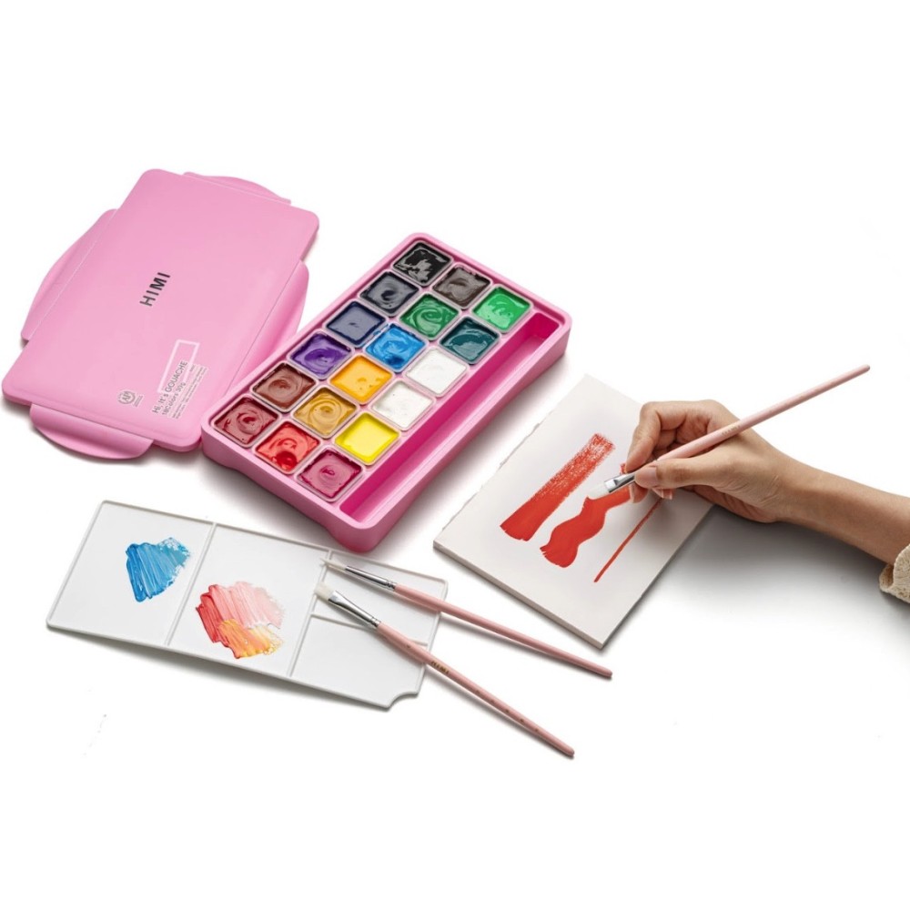 Set of Jelly Cup Gouache - HIMI - 18 pcs. x 30 g