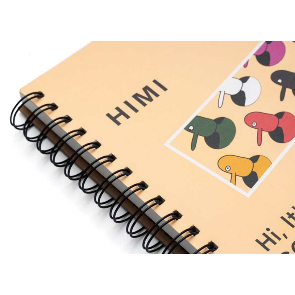 Blok do gwaszy na spirali 17,8 x 25,4 cm - HIMI - 160 g 50 ark.