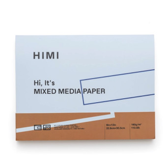 Blok Mixed Media 22,9 x 30,5 cm - HIMI - 180 g 90 ark.