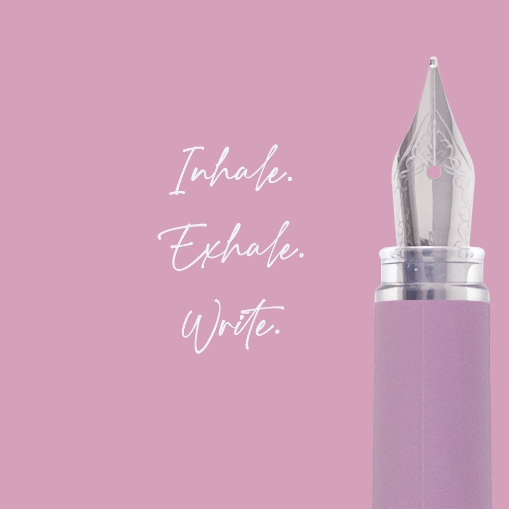 Clarity fountain pen - Manuscript - Mauve M