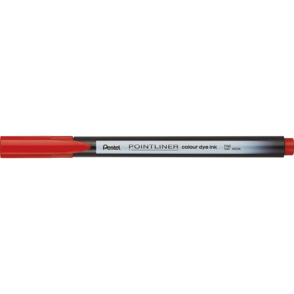Cienkopis Pointliner Colour 0,4 mm - Pentel - czerwony