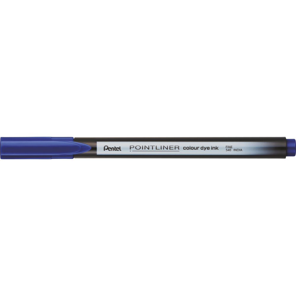 Cienkopis Pointliner Colour 0,4 mm - Pentel - niebieski