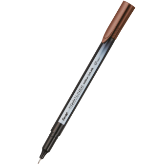 Cienkopis Pointliner Colour 0,4 mm - Pentel - orzechowy brąz