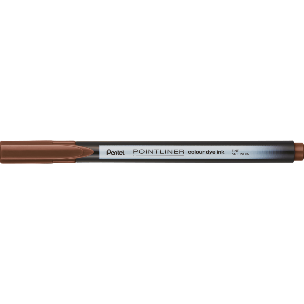 Pointliner Colour fineliner 0,4 mm - Pentel - walnut brown
