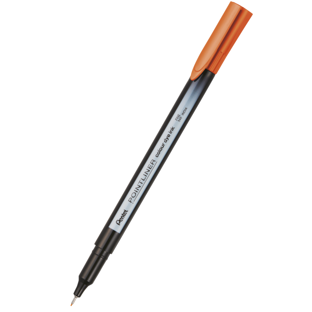 Cienkopis Pointliner Colour 0,4 mm - Pentel - pomarańczowy
