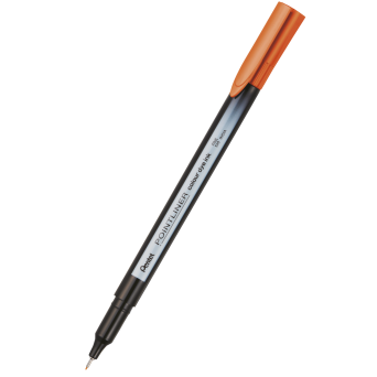 Cienkopis Pointliner Colour 0,4 mm - Pentel - pomarańczowy