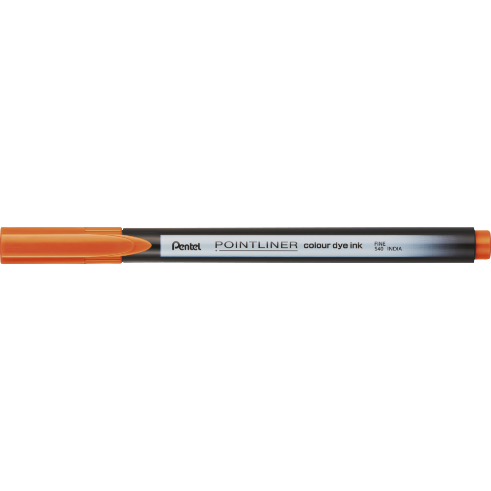 Cienkopis Pointliner Colour 0,4 mm - Pentel - pomarańczowy