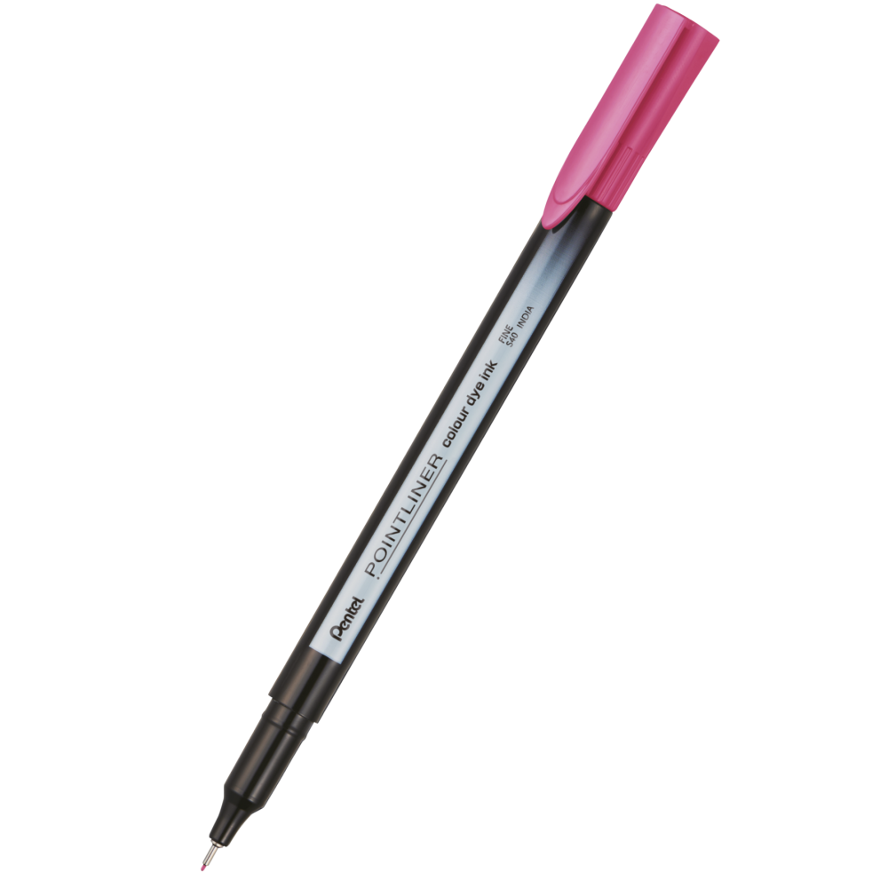 Cienkopis Pointliner Colour 0,4 mm - Pentel - różowy