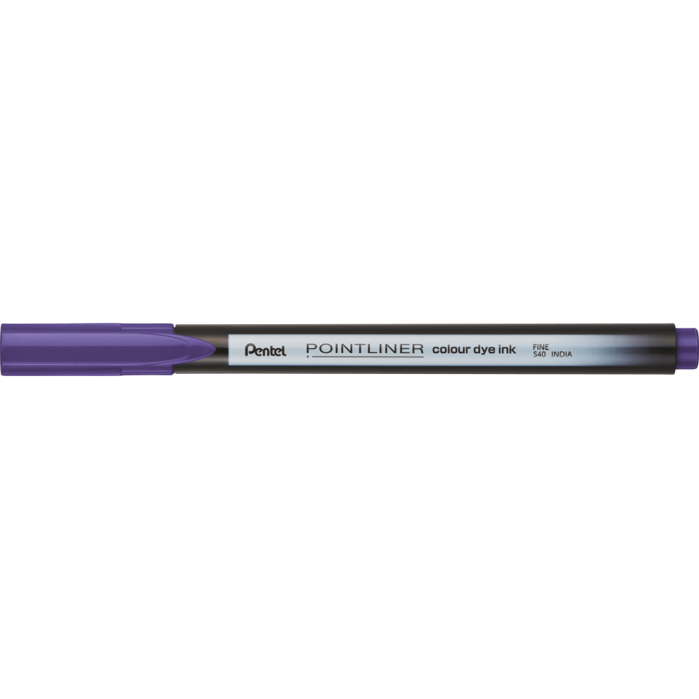 Cienkopis Pointliner Colour 0,4 mm - Pentel - fioletowy