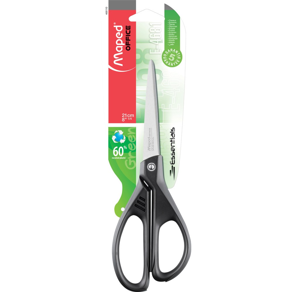 Nożyczki Essentials Green Deco - Maped - 21 cm