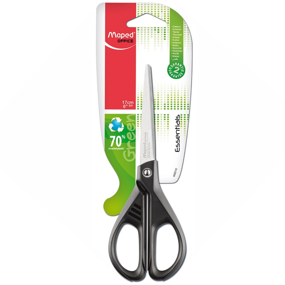 Essentials Green Deco scissors - Maped - 17 cm