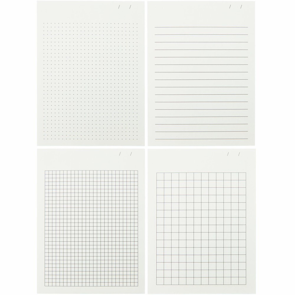Plain notebook 15 x 20 cm - Paper Poetry - Ivory softcover 100 g