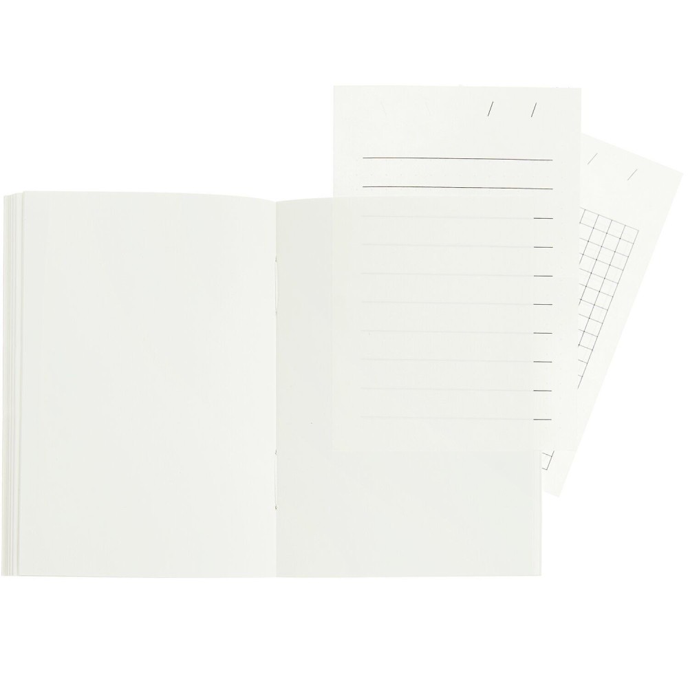 Plain notebook 15 x 20 cm - Paper Poetry - Off White softcover 100 g