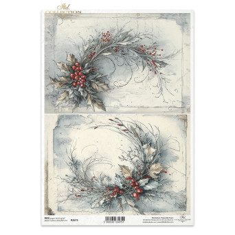 Decoupage rice paper A4 - ITD Collection - R2673