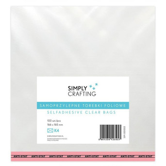 Self-adhesive foil plastic bags K4 100 pcs