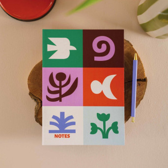 Notebook Shapes of Nature A5 - Good Tuesday - softcover 90 g