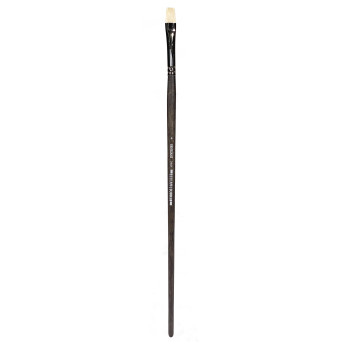 Flat natural bristle 2402F series brush - Renesans - no. 4