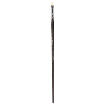 Flat natural bristle 2402F series brush - Renesans - no. 0