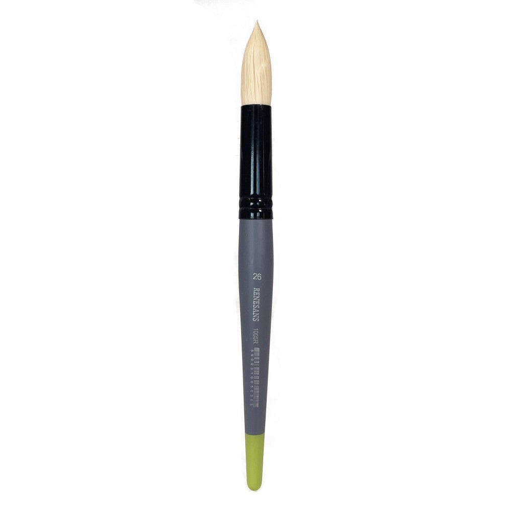 Round synthetic bristle 1005R series brush - Renesans - no 26