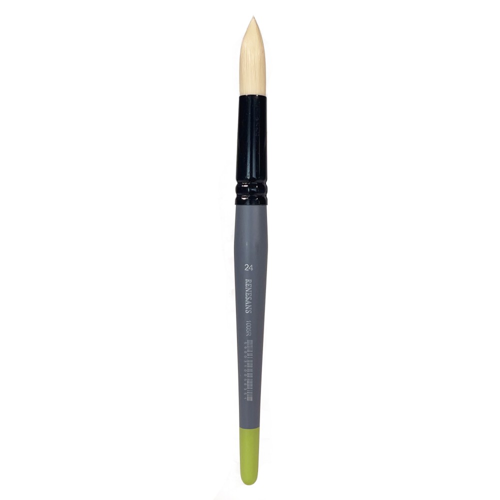 Round synthetic bristle 1005R series brush - Renesans - no. 24