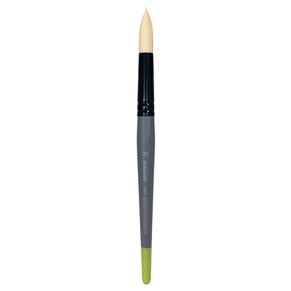 Round synthetic bristle 1005R series brush - Renesans - no. 22