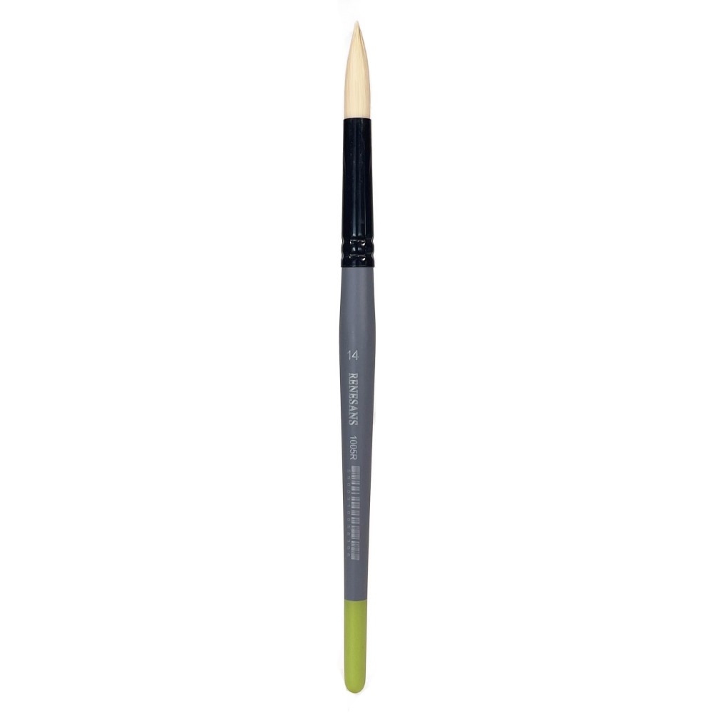 Round synthetic bristle 1005R series brush - Renesans - no. 14