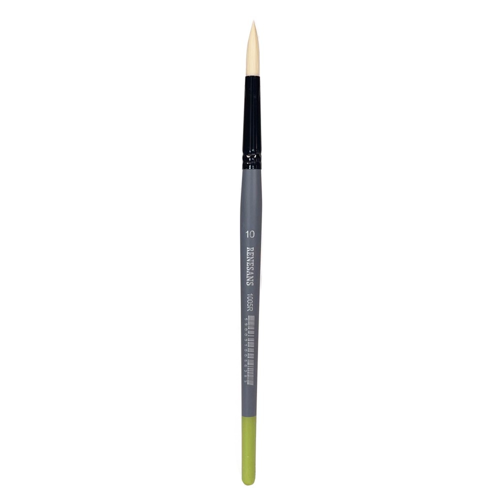 Round synthetic bristle 1005R series brush - Renesans - no. 10