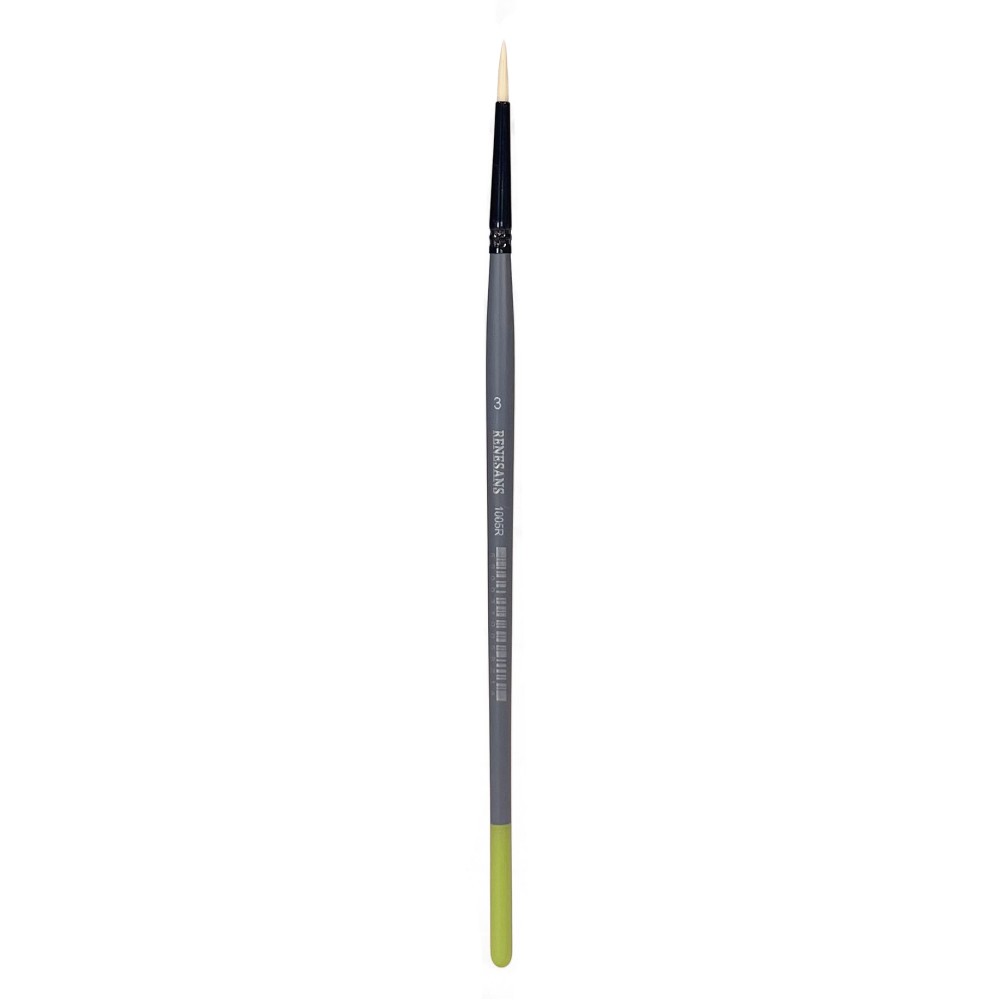 Round synthetic bristle 1005R series brush - Renesans - no. 3
