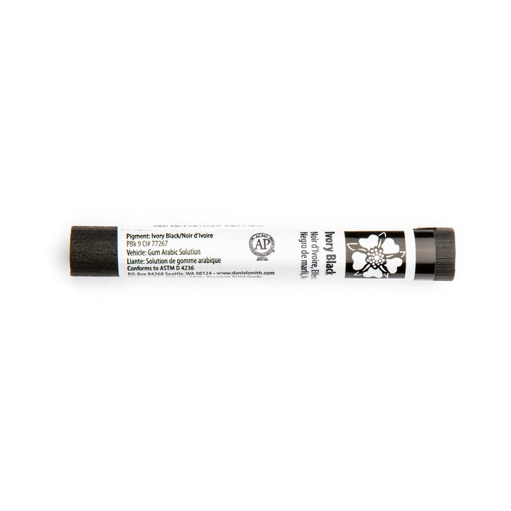 Farba akwarelowa Extra Fine w sztyfcie - Daniel Smith - Ivory Black