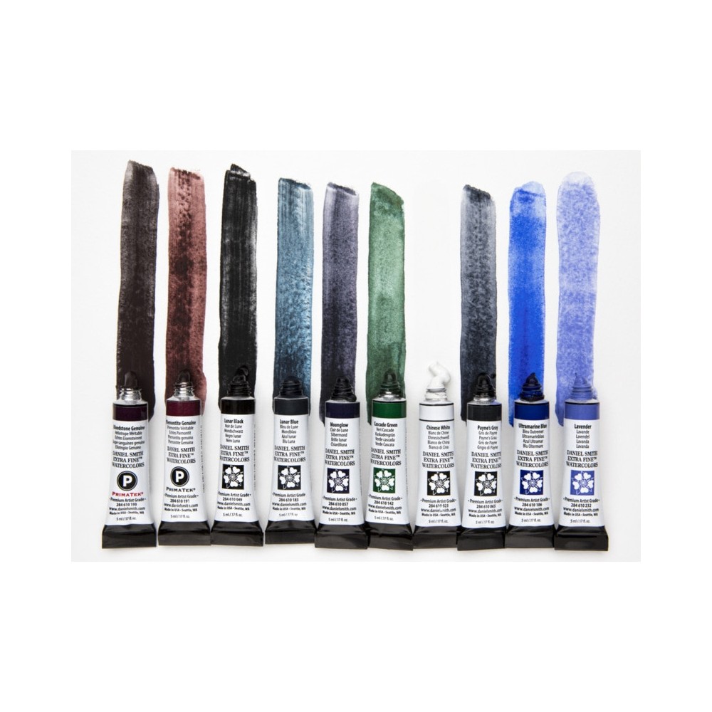 Set of Extra Fine Nicolas Lopez Artist Watercolor paints - Daniel Smith - 10 x 5 ml