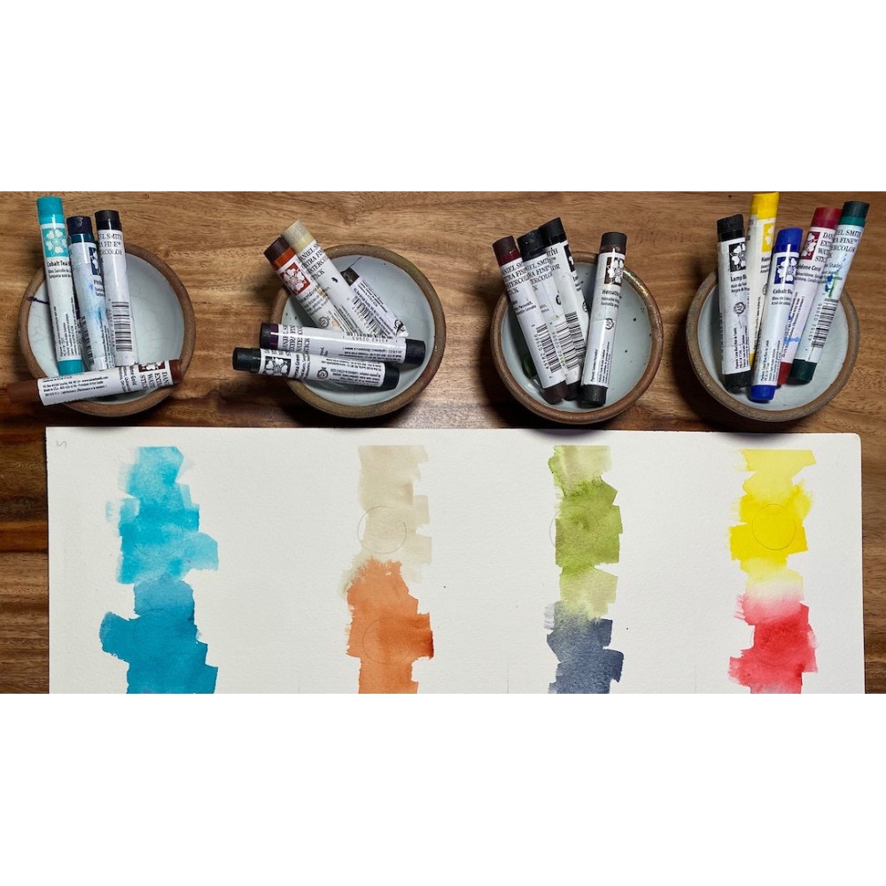 Set of Extra Fine Aquatic Landscapes Watercolor stick paints - Daniel Smith - 5 pcs.