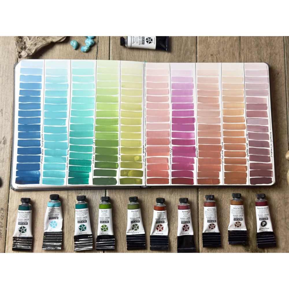 Extra Fine Gouache paint - Daniel Smith - Sepia 15 ml