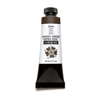 Farba gwasz Extra Fine - Daniel Smith - Sepia 15 ml
