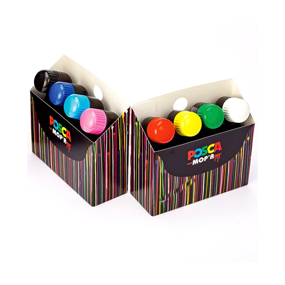Set of Posca MOP'R PCM-22 markers - Uni - 8 pcs.