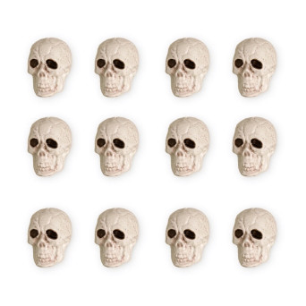 The Halloween table decoration Skulls - 12 pcs.