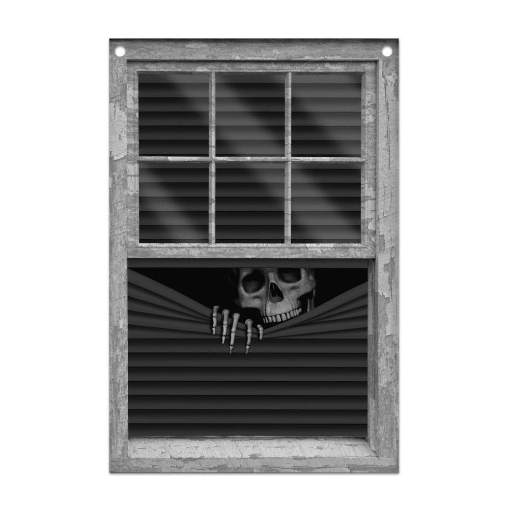 Dekoracja halloweenowa na okno - 80 x 120 cm