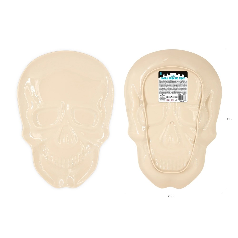 Halloween snack tray Skull - 23 x 33 cm