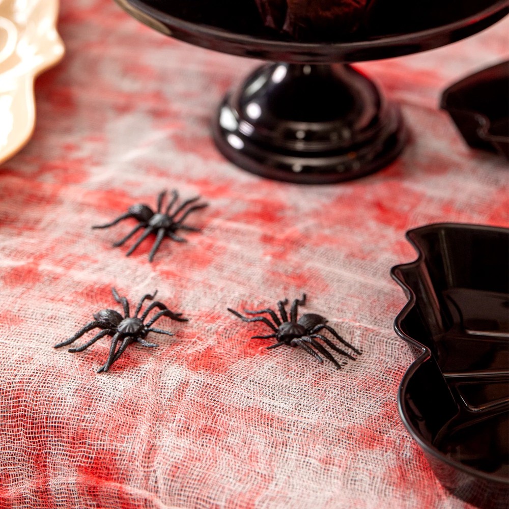 Dekoracja halloweenowa Pająki - 12 szt.