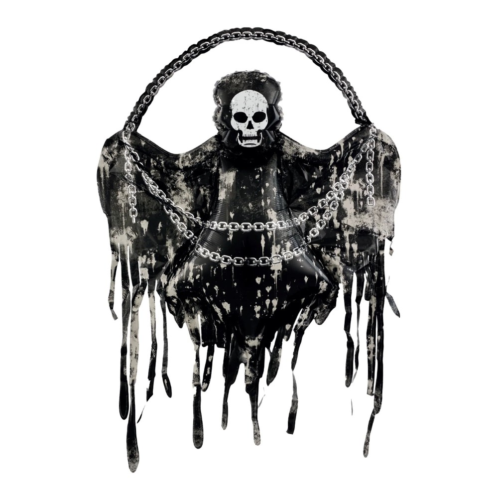 Halloween foil balloon Death with chains - 118 x 150 cm