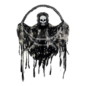 Halloween foil balloon Death with chains - 118 x 150 cm