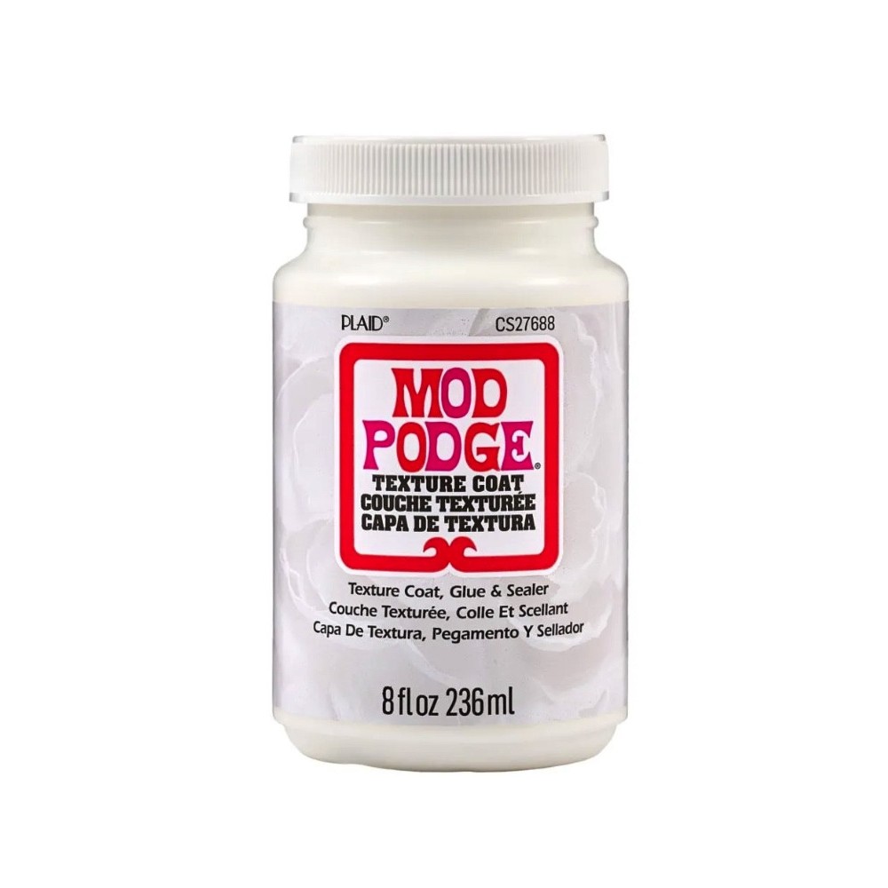 Medium do decoupage Texture Coat 3 w 1 - Mod Podge - 236 ml