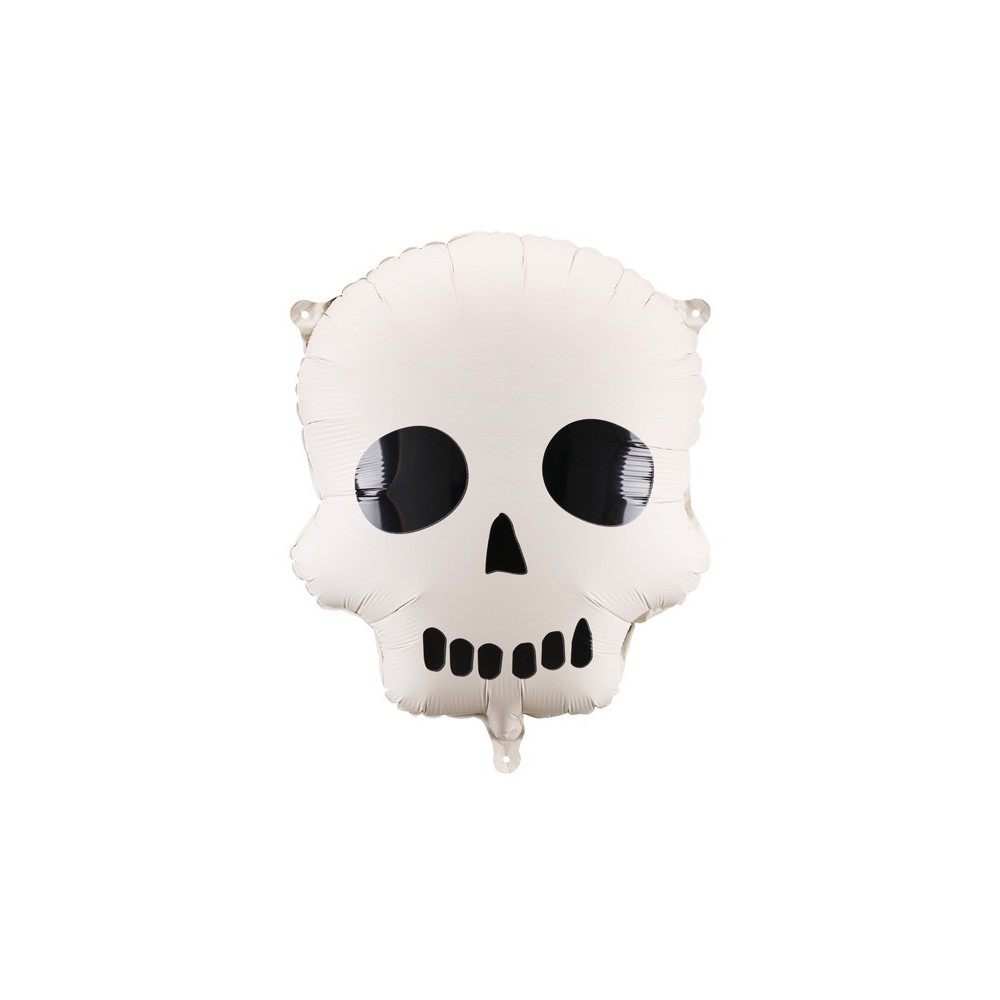 Halloweenowy balon foliowy Czaszka - 36 x 41 cm
