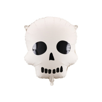 Halloweenowy balon foliowy Czaszka - 36 x 41 cm