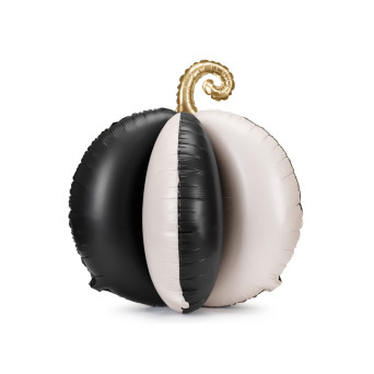 Halloweenowy stojący balon foliowy Dynia 3D - 58 x 58 cm