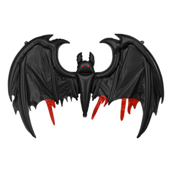 Halloweenowy balon foliowy Nietoperz - 120 x 81 cm