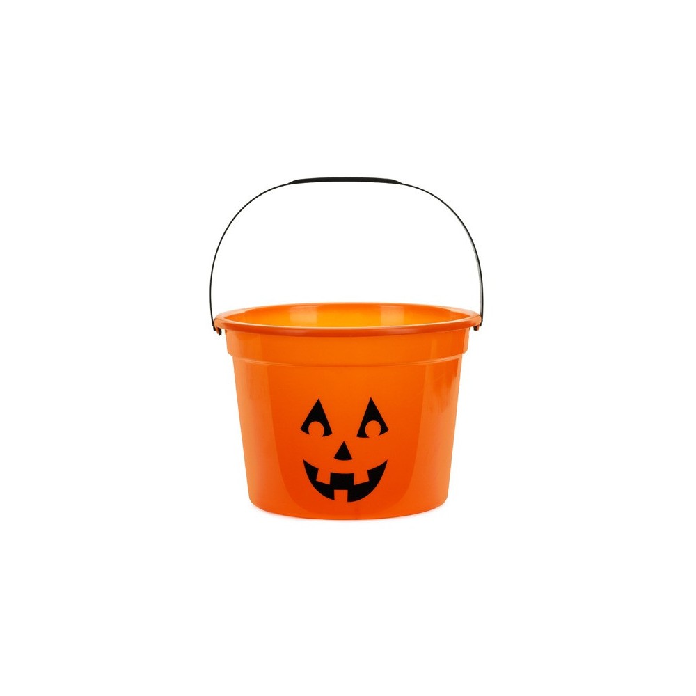 Halloweenowe wiaderko Dynia - 20,5 x 15 cm