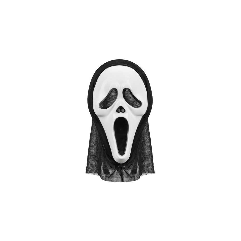Halloweenowa maska z kapturem - 18 x 31 cm