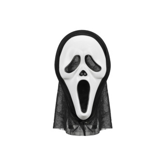 Halloweenowa maska z kapturem - 18 x 31 cm