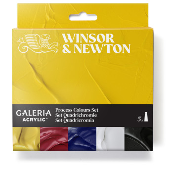 Set of acrylic paints Gallery - Winsor & Newton - CMYK 6 pcs.